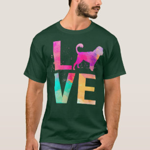 Colorful Dog Mom Gifts Portuguese Water Dog T-Shirt