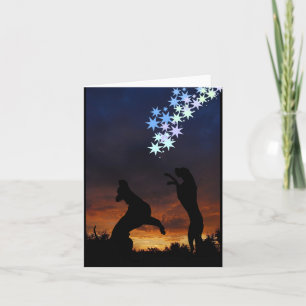 colorful dogge map card