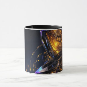 Colorful Doodle Pattern Coffee Mug Cute Cartoon
