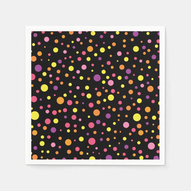 Colorful dots    napkin (Front)
