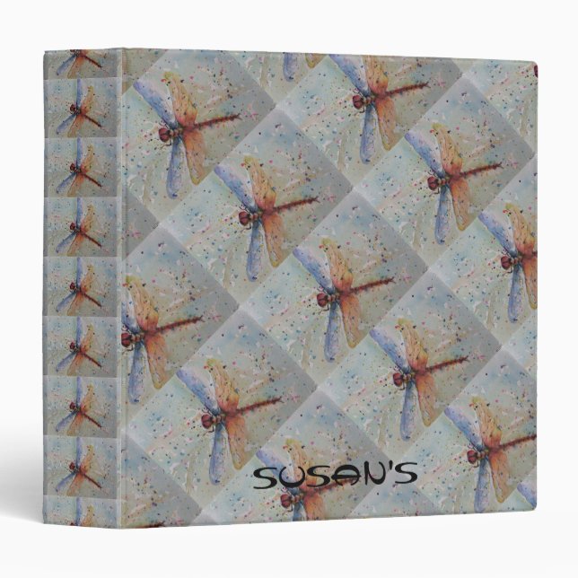 COLORFUL DRAGONFLY BINDER (Front/Spine)