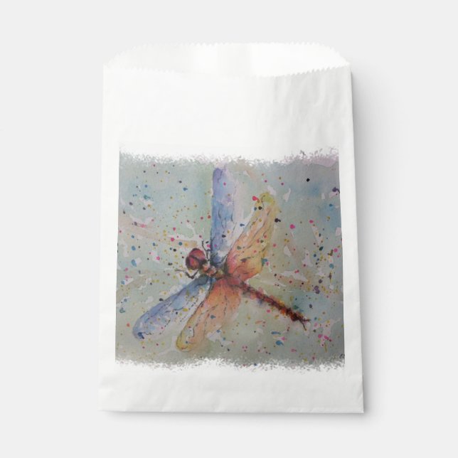 COLORFUL DRAGONFLY THANK YOU FAVOUR BAG (Front)