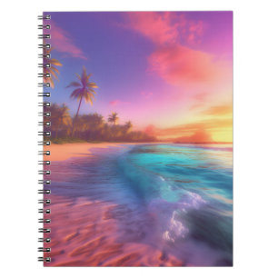 Colorful Dreamy Beach Notebook
