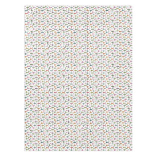 Colorful Easter cross patterned Tablecloth