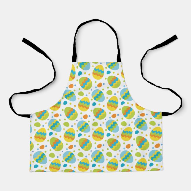 Colorful Easter eggs Apron (Front)