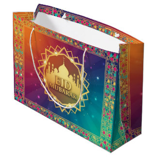 Colorful Eid Large Gift Bag