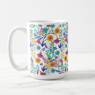 Colorful Exotic Floral Background Pattern-23145 Coffee Mug