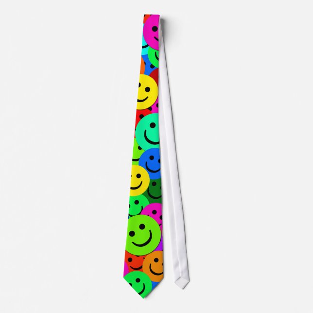 COLORFUL FACES TIE (Front)
