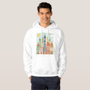 Colorful Fairytale City Hoodie