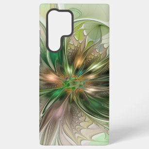 Colorful Fantasy Modern Abstract Fractal Flower Samsung Galaxy Case