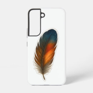 Colorful Feather Design Samsung Galaxy Case