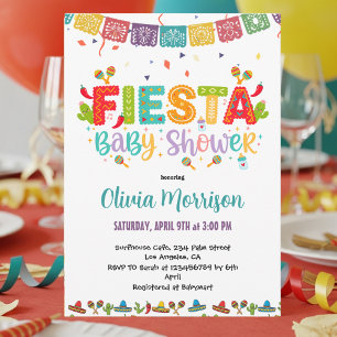 Colorful Fiesta Baby Shower Invitation