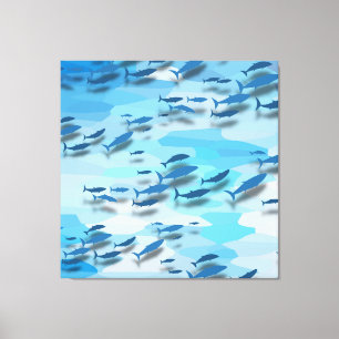 Colorful fish canvas print