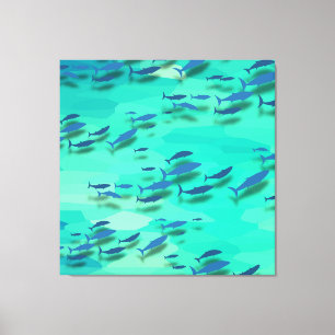 Colorful fish canvas print