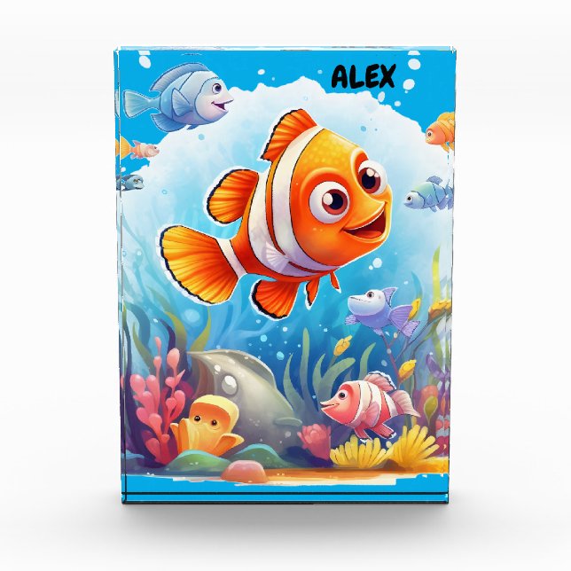 COLORFUL FISHES   PHOTO BLOCK (Front)