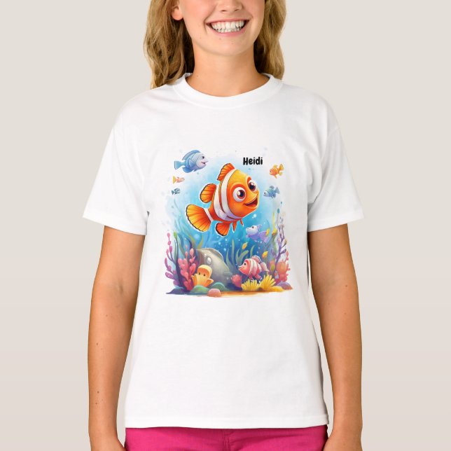 COLORFUL FISHES   T-Shirt (Front)