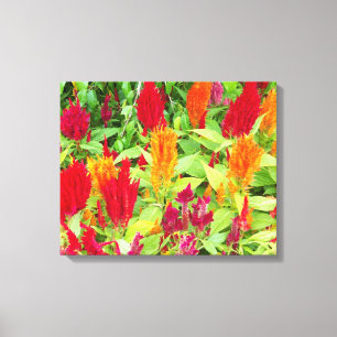 COLORFUL FLORA #1 CANVAS PRINT
