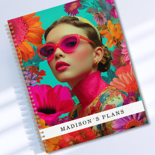 Colorful Floral Art-Woman Planner