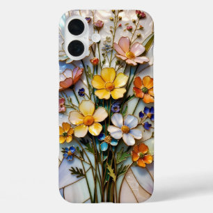 Colorful Floral Bouquet iPhone Case Warm Tones