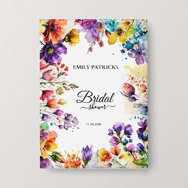 Colorful Floral Bridal shower (Front)