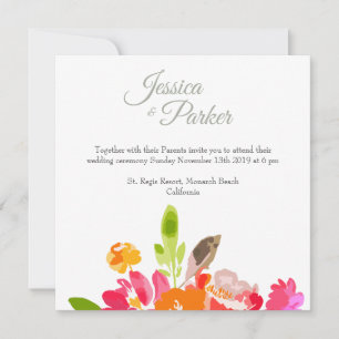 Colorful Floral Design for Wedding or Event