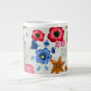 Colorful Floral Mug