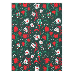 Colorful Floral Pattern Tablecloth