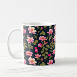 Colorful flowers-Floral pattern 22 - Coffee Mug