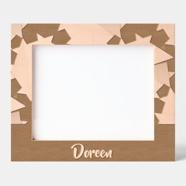 Colorful folded paper pattern etched frames (Front)