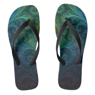 Colorful Fractal Flip Flops