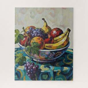 Colorful Fruit Bowl Jigsaw Puzzle