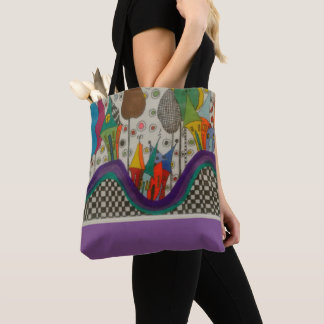 Colorful fun tote bag
