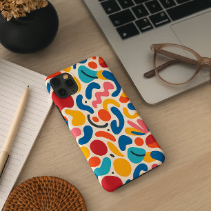 Colorful Funky Amorphous Shapes Art Pattern iPhone 11Pro Max Case