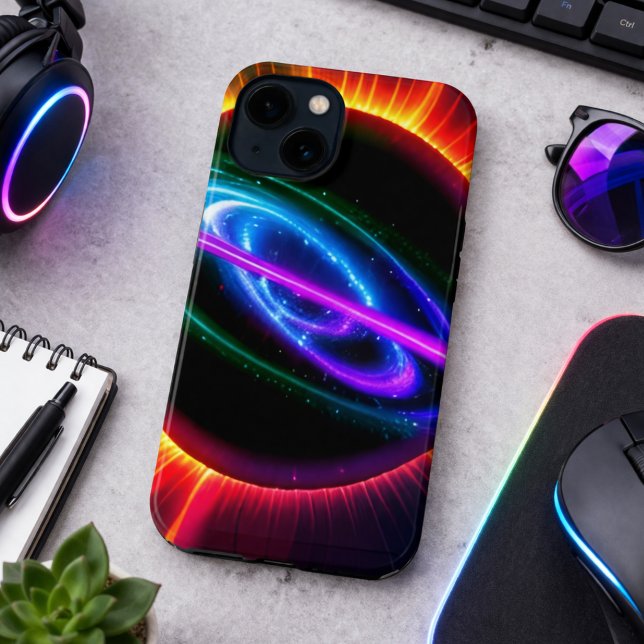Colorful Galaxy  iPhone Case (Creator Uploaded)