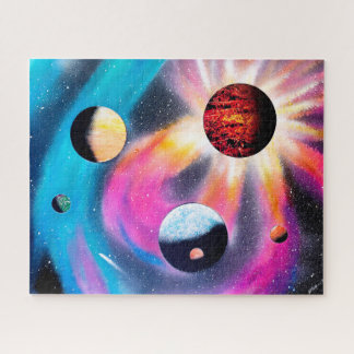 Colorful Galaxy Jigsaw Puzzle