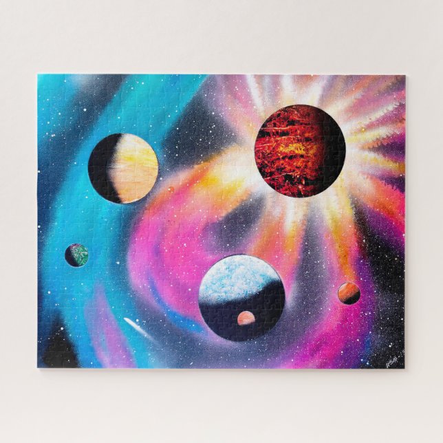 Colorful Galaxy Jigsaw Puzzle (Horizontal)