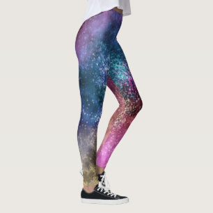 Colorful Galaxy Pattern Leggings