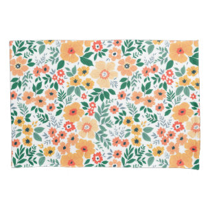 Colorful Garden Bouquet Pattern Pillowcase