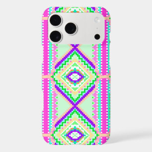 Colorful Geometric Boho Pattern Custom iPhone Case