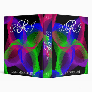 Colorful Geometric Circular Blend Binder