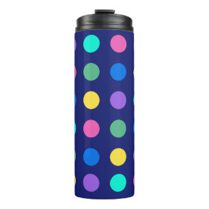 Colorful Geometric Dots Drinkware Design - Thermal Tumbler