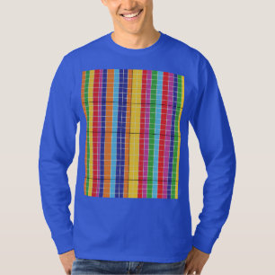 Colorful Geometric Pattern Blue Hoodie   Modern Ab T-Shirt
