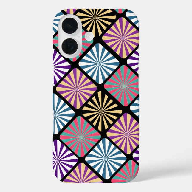 Colorful Geometric pattern iPhone / iPad case (Back)