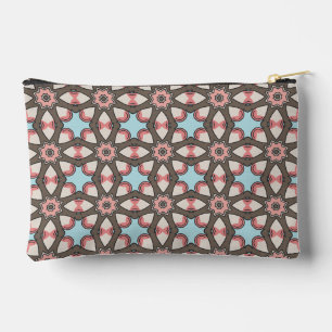 Colorful Geometric Shapes Pattern – Modern Abstrac Accessory Pouch