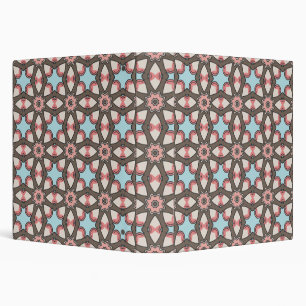 Colorful Geometric Shapes Pattern – Modern Abstrac Binder