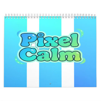 Colorful Geometric Spectrum Design Calendar