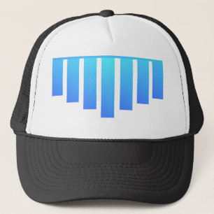 Colorful Geometric Spectrum Design Trucker Hat