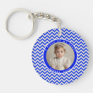 Colorful Gift Ideas For Men Stripe Pattern Keychain