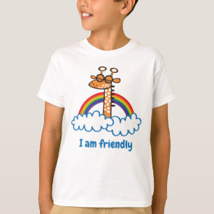 Colorful Giraffe. Giraffe. Rainbow, rainbow T-Shirt