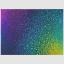 Colorful Glitter Art Tissue Paper